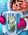 Cold Cash Badge - Penguin Blocks Cold Cash Badge - Penguin Blocks