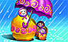 Doll Downpour Badge - Trizzle Doll Downpour Badge - Trizzle