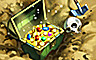 Buried Treasure Badge - Bingo Luau Buried Treasure Badge - Bingo Luau