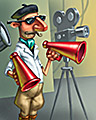 Mega-Megaphones Badge - Showbiz Slots II Mega-Megaphones Badge - Showbiz Slots II