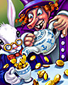 Cup Runneth Badge - Wonderland Memories Cup Runneth Badge - Wonderland Memories