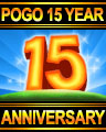 Pogo 15 Year Anniversary Badge Pogo 15 Year Anniversary Badge