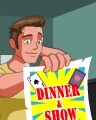 Dinner And Show Badge - Payday Freecell HD Dinner And Show Badge - Payday Freecell HD