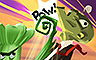 Brains Vs. Frond Badge - Plants Vs. Zombies Brains Vs. Frond Badge - Plants Vs. Zombies