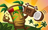 Coconut Boombox - Jungle Gin Badge Coconut Boombox - Jungle Gin Badge
