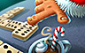 Double The Cheer Badge - Dominoes Double The Cheer Badge - Dominoes