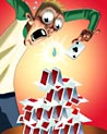 Full House Of Cards Badge - High Stakes Poker Full House Of Cards Badge - High Stakes Poker