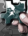 Piece-by-Piece Badge - Jigsaw Detective Piece-by-Piece Badge - Jigsaw Detective