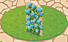 Trellis With Blue Roses Badge - Solitaire Gardens Trellis With Blue Roses Badge - Solitaire Gardens