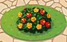 Orange And Red Nasturtium Badge - Solitaire Gardens Orange And Red Nasturtium Badge - Solitaire Gardens