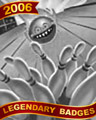 Down The Middle Badge - Pogo Bowl Down The Middle Badge - Pogo Bowl