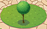 Tall Green Topiary Sphere Badge - Solitaire Gardens Tall Green Topiary Sphere Badge - Solitaire Gardens