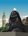 Terrier In London Badge - Big City Adventure Terrier In London Badge - Big City Adventure