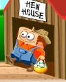 Square Eggs And Ham Badge - Stack'em HD Square Eggs And Ham Badge - Stack'em HD