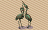Bronze Stork Statue Badge - Solitaire Gardens Bronze Stork Statue Badge - Solitaire Gardens