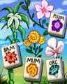 Plums 'n Mums Badge - Mahjong Garden HD Plums 'n Mums Badge - Mahjong Garden HD