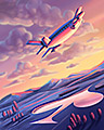 Sunrise Flyover Badge - First Class Solitaire HD Sunrise Flyover Badge - First Class Solitaire HD