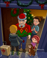 Pogo Holiday Hug Badge Pogo Holiday Hug Badge