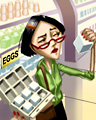 Square Eggs Badge - Stack'em HD Square Eggs Badge - Stack'em HD