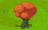 Orange Spiral Bloom Badge - Solitaire Gardens Orange Spiral Bloom Badge - Solitaire Gardens