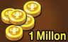 One Million PopCoins Badge - Poppit! Party One Million PopCoins Badge - Poppit! Party