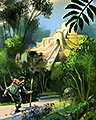 Jungle Temple Badge - Undiscovered World Jungle Temple Badge - Undiscovered World
