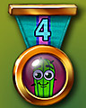 Spike's Marathon 4 Badge - Slingo Blast Spike's Marathon 4 Badge - Slingo Blast