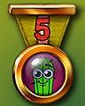 Spike's Marathon 5 Badge - Mahjong Safari HD Spike's Marathon 5 Badge - Mahjong Safari HD