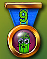 Spike's Marathon 9 Badge - Pogo Bowl Spike's Marathon 9 Badge - Pogo Bowl