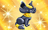 Gold Cat Statue Badge - Poppit! Bingo Gold Cat Statue Badge - Poppit! Bingo