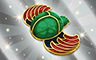Silver Scarab Jewelry Badge - Poppit! Bingo Silver Scarab Jewelry Badge - Poppit! Bingo