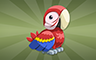Macaw Badge - Poppit! Bingo Macaw Badge - Poppit! Bingo