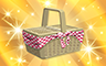 Gold Picnic Basket Badge - Poppit! Bingo Gold Picnic Basket Badge - Poppit! Bingo