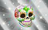 Silver Skulls Badge - Poppit! Bingo Silver Skulls Badge - Poppit! Bingo