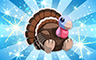 Diamond Stuffed Turkey Badge - Poppit! Bingo Diamond Stuffed Turkey Badge - Poppit! Bingo