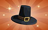 Bronze Pilgrim Hat Badge - Poppit! Bingo Bronze Pilgrim Hat Badge - Poppit! Bingo