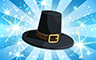 Diamond Pilgrim Hat Badge - Poppit! Bingo Diamond Pilgrim Hat Badge - Poppit! Bingo