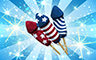 Diamond Fireworks Badge - Poppit! Bingo Diamond Fireworks Badge - Poppit! Bingo