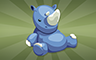Stuffed Rhino Badge - Poppit! Bingo Stuffed Rhino Badge - Poppit! Bingo