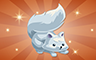 Bronze Stuffed Arctic Fox Badge - Poppit! Bingo Bronze Stuffed Arctic Fox Badge - Poppit! Bingo