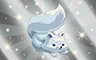 Silver Stuffed Arctic Fox Badge - Poppit! Bingo Silver Stuffed Arctic Fox Badge - Poppit! Bingo