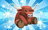 Diamond Stuffed Longhorns Badge - Poppit! Bingo Diamond Stuffed Longhorns Badge - Poppit! Bingo