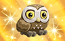 Gold Athenian Owl Badge - Poppit! Bingo Gold Athenian Owl Badge - Poppit! Bingo