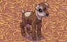 Brown Goat (right) Badge - Solitaire Gardens Brown Goat (right) Badge - Solitaire Gardens
