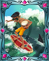Surf's Up Medium Badge - Canasta HD Surf's Up Medium Badge - Canasta HD