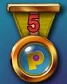 Club Pogo Marathon 5 Badge - Sweet Tooth 2 Club Pogo Marathon 5 Badge - Sweet Tooth 2