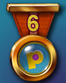 Club Pogo Marathon 6 Badge - CLUE Secrets & Spies Club Pogo Marathon 6 Badge - CLUE Secrets & Spies