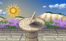 Sunny Sundial Badge - Solitaire Gardens Sunny Sundial Badge - Solitaire Gardens
