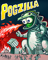 Pogo Pogzilla Badge Pogo Pogzilla Badge