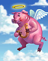 Heavenly Harps Badge - Hog Heaven Slots Heavenly Harps Badge - Hog Heaven Slots